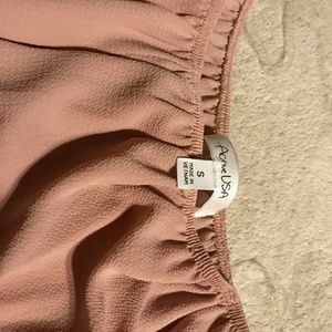 Cute dust pink crop top. NWOT. Size Small.